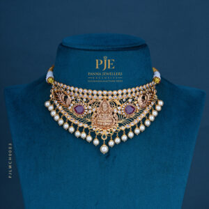 GOLD NAKSHI CHOKER