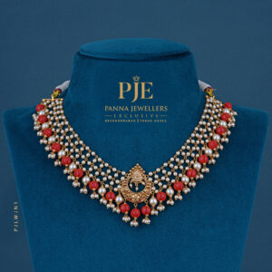 Pearls Jali Necklace |13.77 Gram