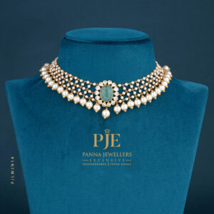 Pearls Jali Necklace |10.42 Gram