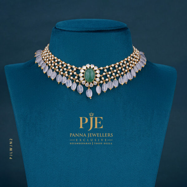 Pearls Jali Necklace |10.41 Gram
