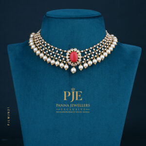 Pearls Jali Necklace |10.53 Gram