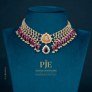 Pearls Jali Necklace |14.68 Gram