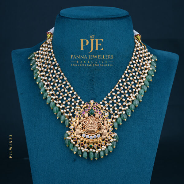 Pearls Jali Necklace |25.51 Gram