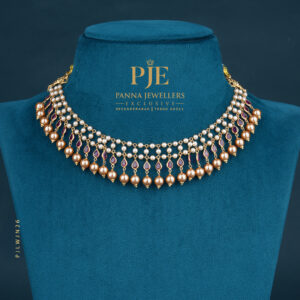 Pearls Jali Necklace |10.42 Gram