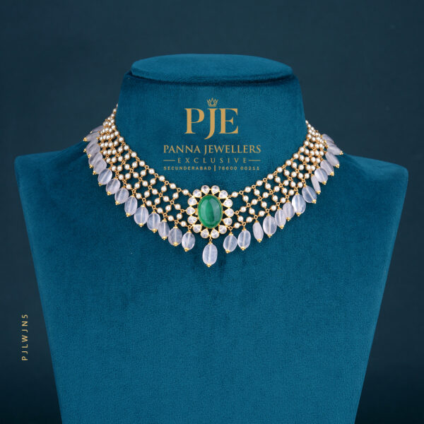 Pearls Jali Necklace |9.69 Gram