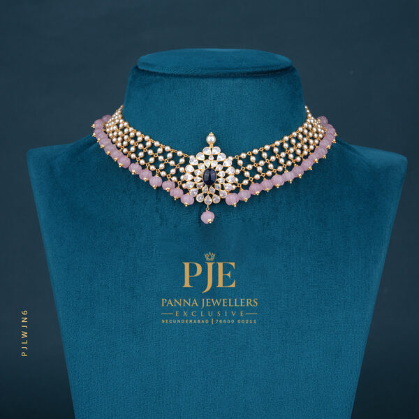 Pearls Jali Necklace |11.08 Gram