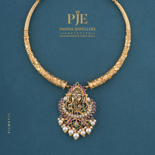 Gold Kanti Necklace | 12.57 Gram