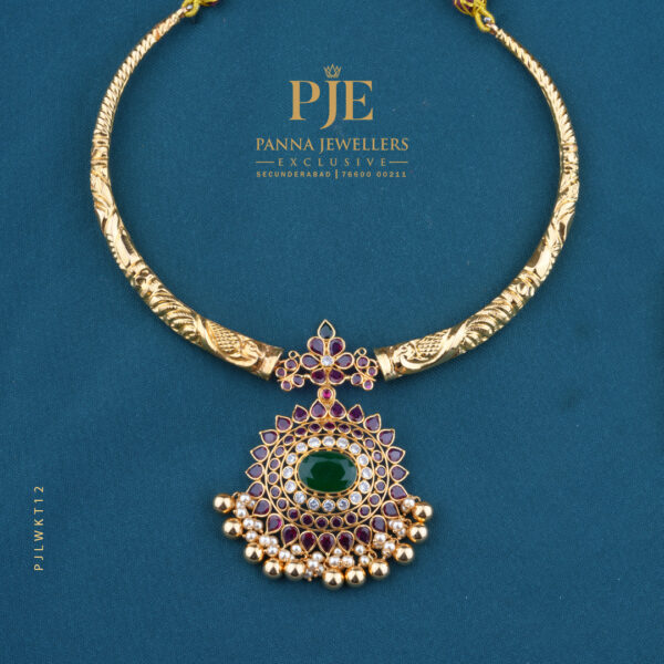 Gold Kanti Necklace | 16.94 Gram