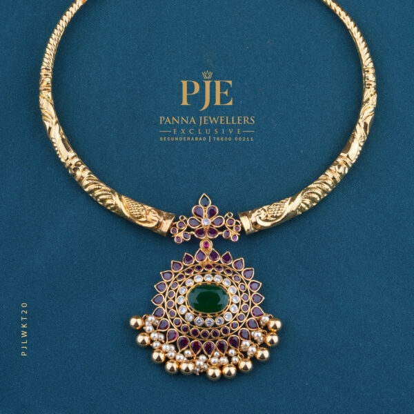 Gold Kanti Necklace | 19.50 Gram