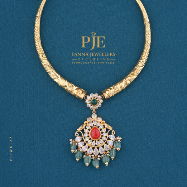 Gold Kanti Necklace | 12.46 Gram