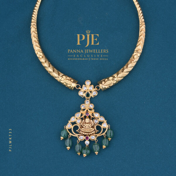 Gold Kanti Necklace | 12.23 Gram