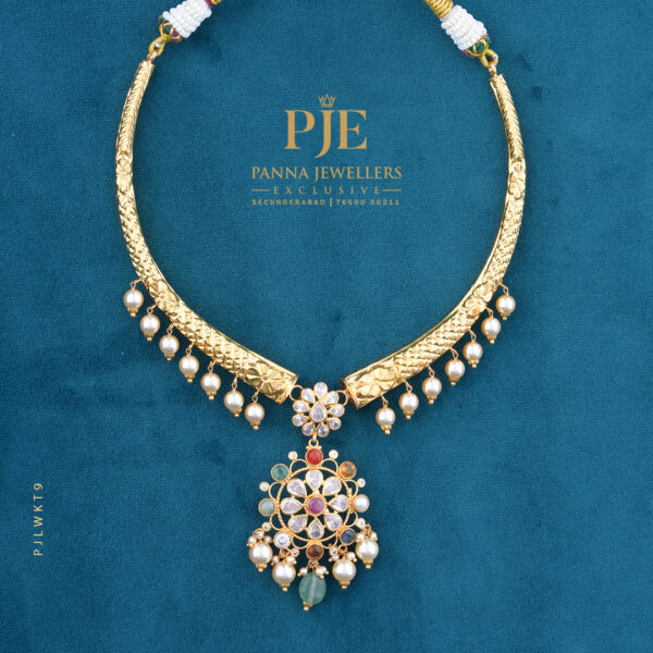 Gold Kanti Necklace | 13.84 Gram