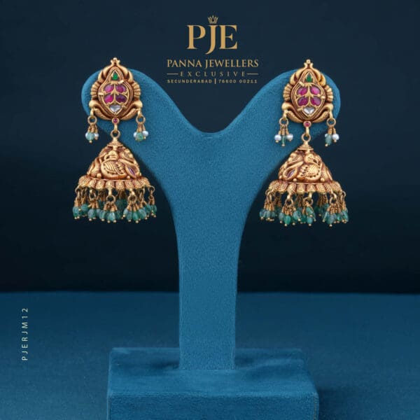 Gold Jhumka | 27.41 Gram