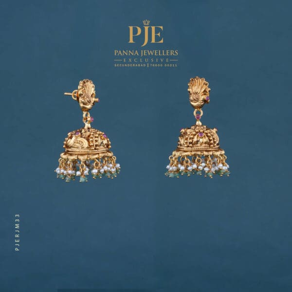 Gold Jhumka | 32.51 Gram