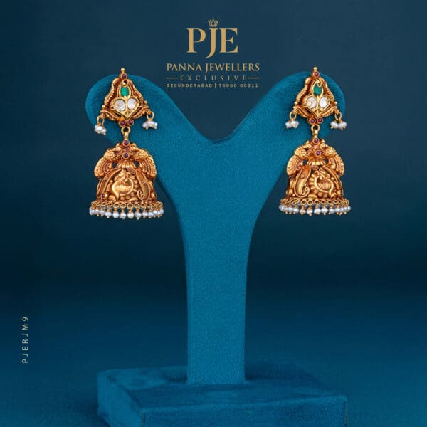 Gold Jhumka | 16.64 Gram