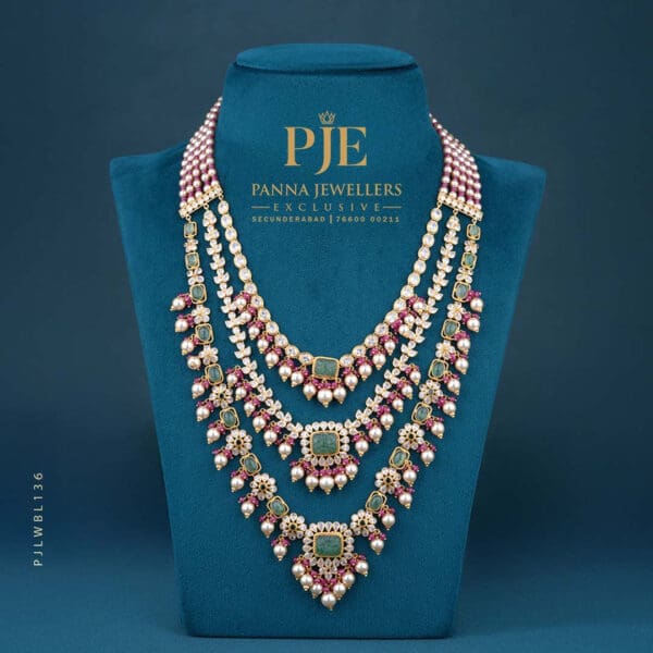 Beads Long Necklace 42.38 Gram