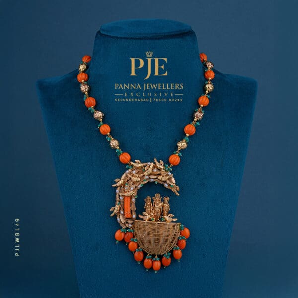 Beads Long Necklace 48.86 Gram