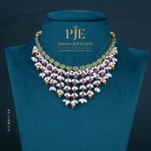 Pearls Short Necklace | 17.31 Grams
