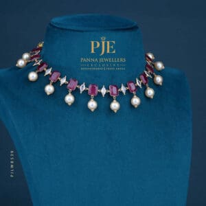 PEARLS SHORT NECKLACE | 8.66 Gram