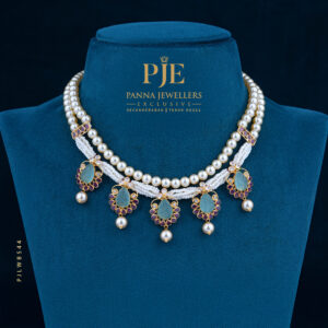Pearls Short Necklace | 7.05 Grams