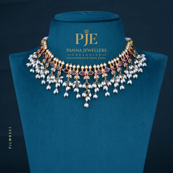 Pearl Short Necklace | 18.90 Gram
