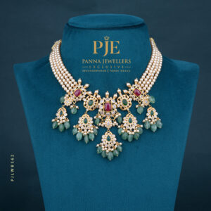 Pearls Jali Necklace | 18.03 Grams