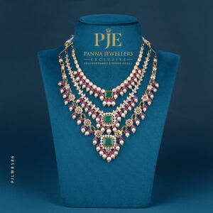Pearls Short Necklace | 34.10 Gram