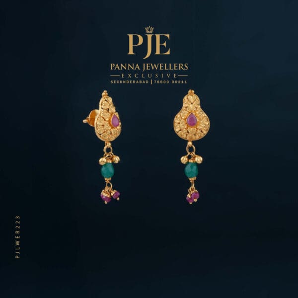 Gold Earrings | 6.10 Gram