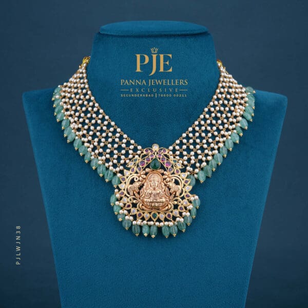 Pearls Jali Necklace | 24.88 Gram