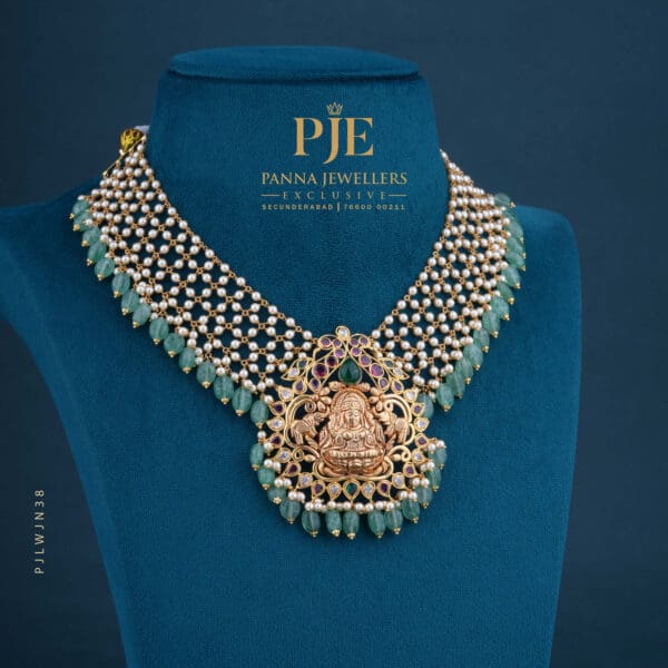 Pearls Jali Necklace | 24.88 Gram