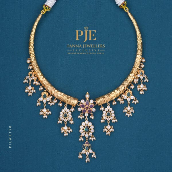 Gold Kanti Necklace | 15.31 Gram