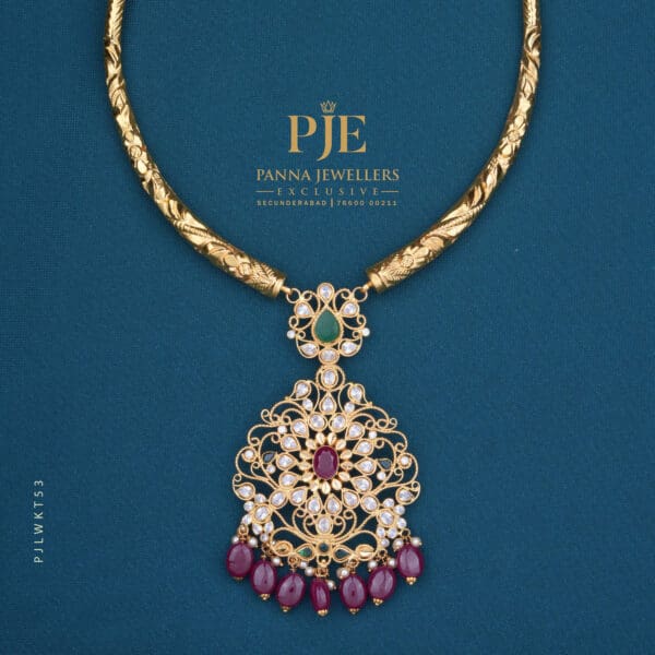 Gold Kanti Necklace | 16.55 Gram