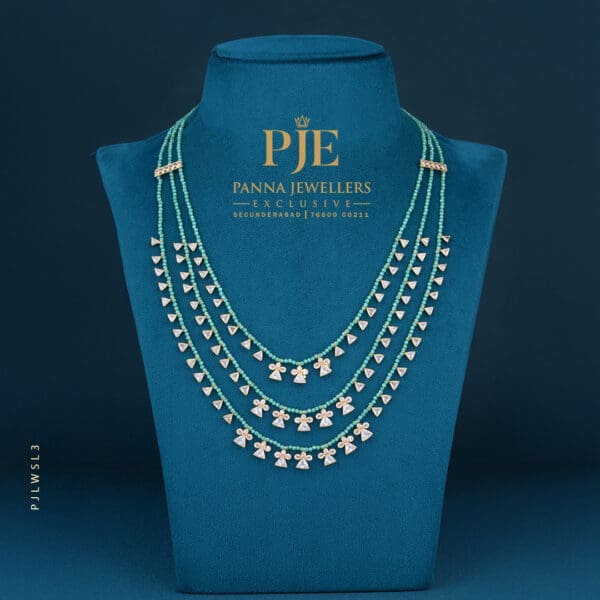 Pearls Sathlada Necklace | 9.40 Gram