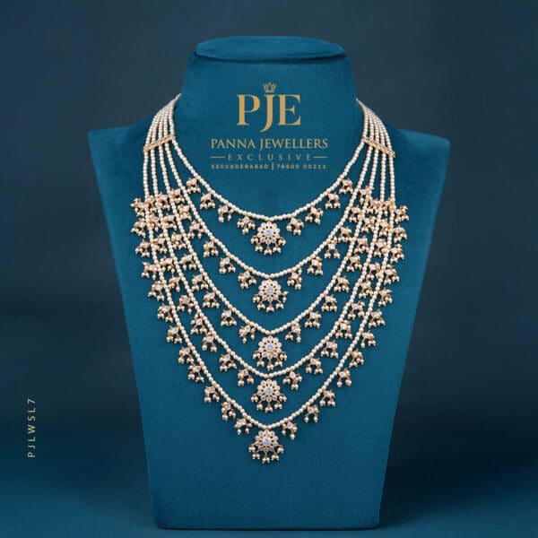 Pearls Sathlada Necklace | 24.93 Gram