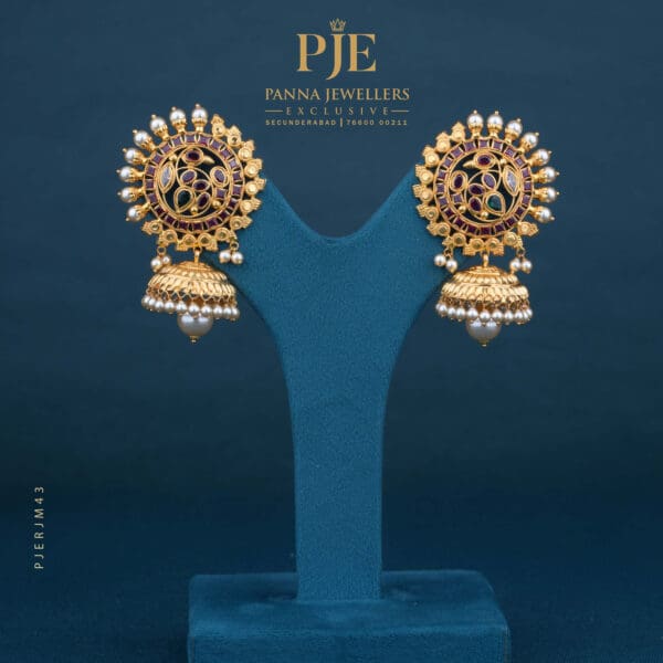 Gold Jhumka | 15.86 Gram