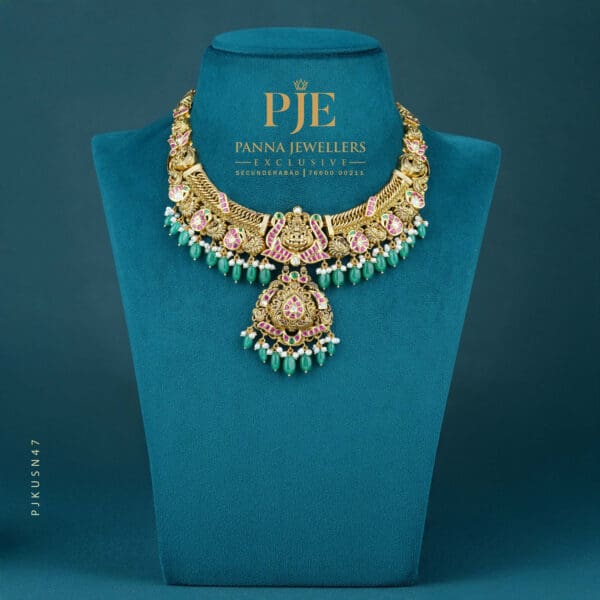 Kundan Short Necklace | 51.51 Gram