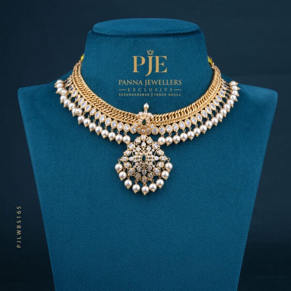 Pearls Short Necklace | 22.31 Gram