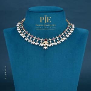 PEARLS SHORT NECKLACE | 7.45 Gram