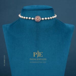 PEARLS SHORT NECKLACE 1.63 Gram
