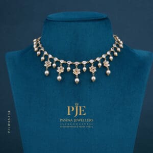 PEARLS SHORT NECKLACE 6.23 Gram