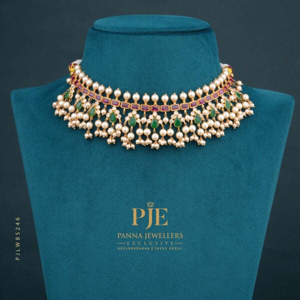 Pearls Short Necklace | 19.63 Gram