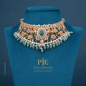 GOLD NAKSHI CHOKER | 27.12 grams