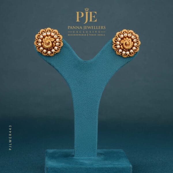 Gold Earrings | 9.08 Gram