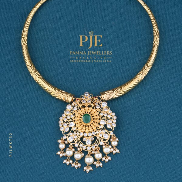 Gold Kanti Necklace | 14.27 Gram