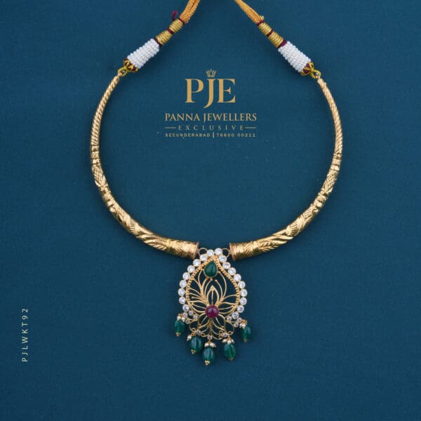 Gold Kanti Necklace | 9.20 Gram