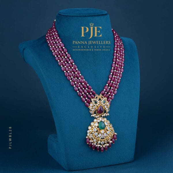 Beads Long Necklace 15.04 Gram