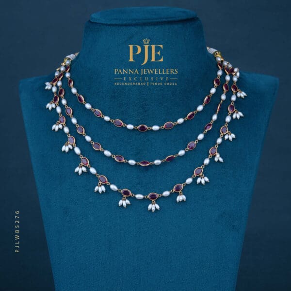 PEARLS SHORT NECKLACE | 21.37 grams