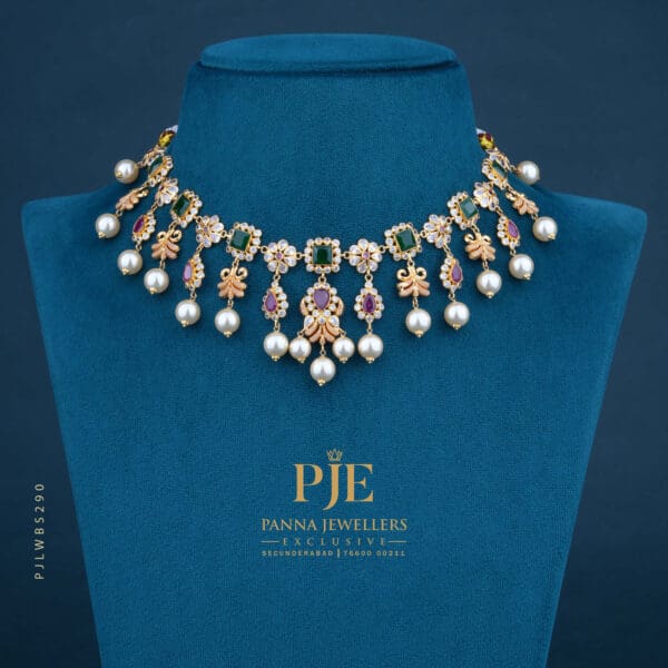 PEARLS SHORT NECKLACE | 15.36 grams