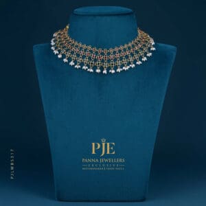 PEARLS SHORT NECKLACE | 15.70 Gram