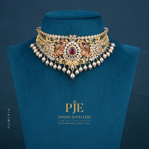 Gold Nakshi Choker | 23.79 grams